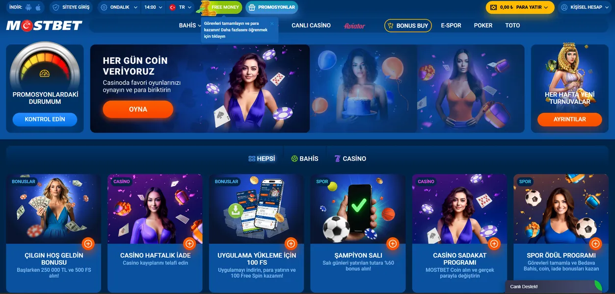 Sadakat programı ve özel ödüller